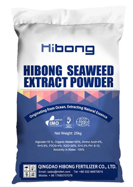 Picture of bag of Hibong seaweed extract fertiliser