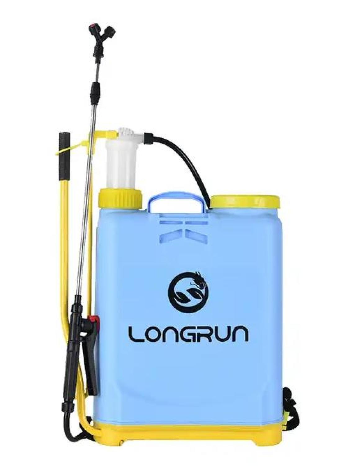 front view of manual backpack sprayer